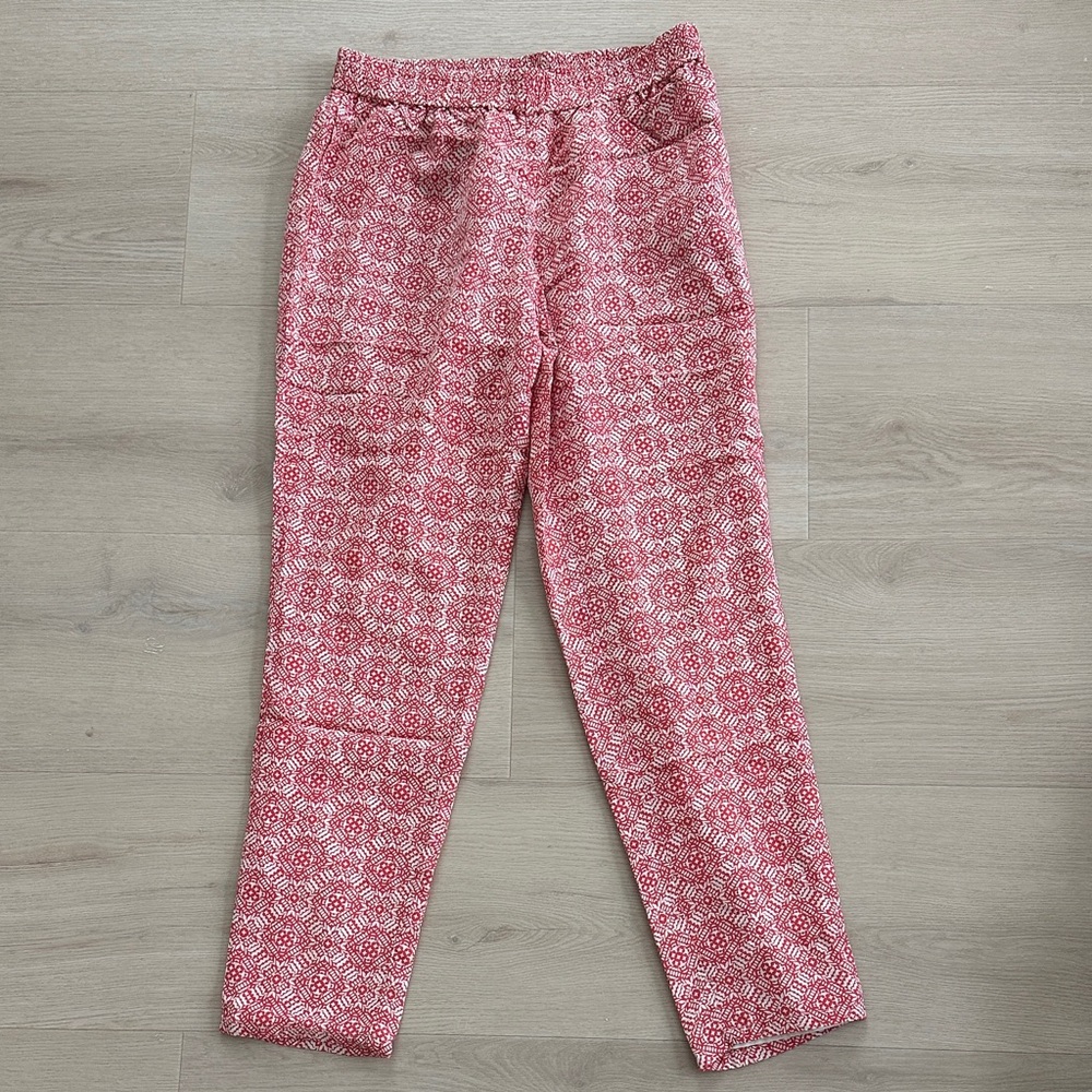 Joie Orange Patterned Pants
